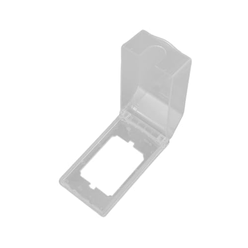 Sharplace 120 typ Anti Outlet Abdeckung Stecker Buchse Schutz Zubehör für Retrofit Abstellgleis Bau Spritzschutz Staubdicht, Transparent von Sharplace
