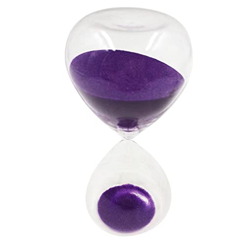 Sharplace 15 Minuten Uhr Teeuhr - aus Glas & - 13.5x5.5cm, Lila von Sharplace