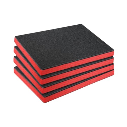 Sharplace 4x Werkzeugkasten-Schaumstoffeinlagen Aufbewahrungsbox-Einlagen Leichte Packschaumpolster Zuschneidbar für Kamerakoffer Transportpolsterung, 30.5 Cm X 25.5 Cm X Sharplace 4x Werkzeugkasten-Schaumstoffeinlagen Aufbewahrungsbox-Einlagen Leichte Packschaumpolster Zuschneidbar für Kamerakoffer Transportpolsterung, 30.5 Cm X 25.5 Cm X von Sharplace