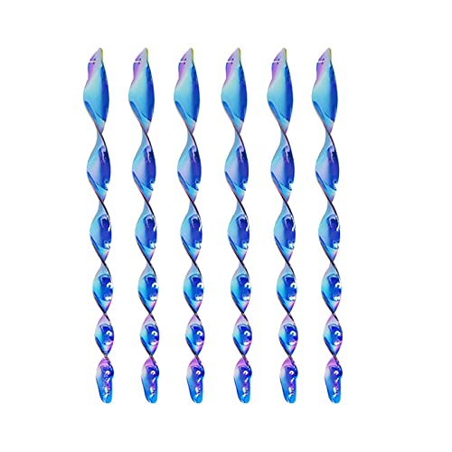 Sharplace 6 Stück 30 cm Vogelschreck Reflektierende Schreckstäbe für Tauben Effektiv, Blau von Sharplace