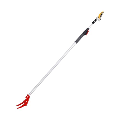 Sharplace Baumschere, Gartenschere mit großer Reichweite, Gartengeräte, Hochentaster, robuster ergonomischer Griff, Obstpflückschere, Baumschneider von Sharplace