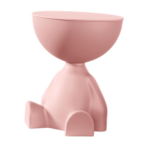 Sharplace Beistelltisch rund, Couchtisch klein mit Ablagefläche, stilvoller Sofatisch, runde Couchtische als Ablagefläche modern für Home Office, Wohnzimmer, Schlafzimmer, Nachttisch, Rosa Sharplace Beistelltisch rund, Couchtisch klein mit Ablagefläche, stilvoller Sofatisch, runde Couchtische als Ablagefläche modern für Home Office, Wohnzimmer, Schlafzimmer, Nachttisch, Rosa von Sharplace