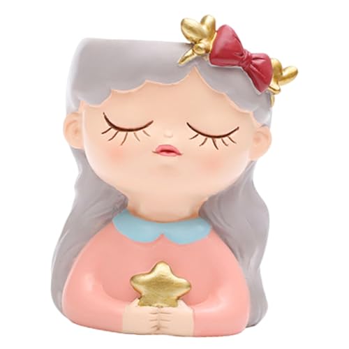 Sharplace Blumentopf, Elfenmädchen, Blumentopf, Dekoration, Blumenvase, Tischdekoration, Bonsai, Kunstharz, Pflanzgefäße für Schreibtisch, Küche, Garten, Style B Sharplace Blumentopf, Elfenmädchen, Blumentopf, Dekoration, Blumenvase, Tischdekoration, Bonsai, Kunstharz, Pflanzgefäße für Schreibtisch, Küche, Garten, Style B von Sharplace