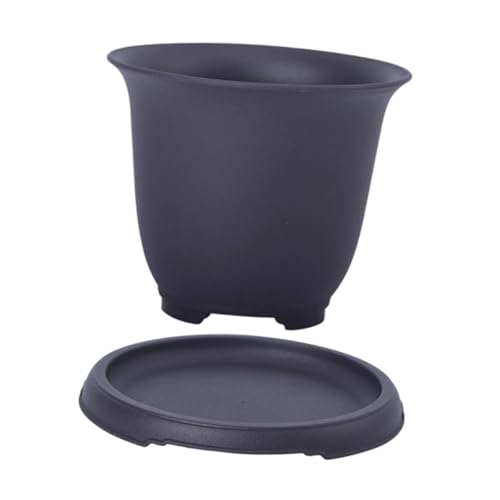 Sharplace Bruchsicherer Blumentopf für Drinnen Und Draußen, mit Feuchtigkeitsschale, für Bonsai, Garten, Einweihungsfeier, Bauernhaus, 12x6,7x10cm Sharplace Bruchsicherer Blumentopf für Drinnen Und Draußen, mit Feuchtigkeitsschale, für Bonsai, Garten, Einweihungsfeier, Bauernhaus, 12x6,7x10cm von Sharplace