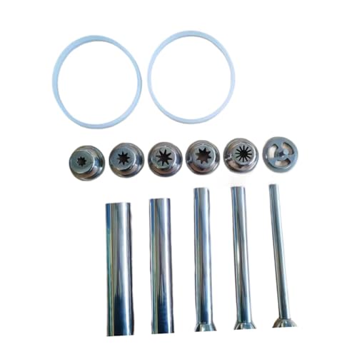 Sharplace Churros Maker Düsenaufsatz Churro Maker Zubehör 5 Füllrohre Kits Modellierkappen für Geschäfte Feiern Partys Sharplace Churros Maker Düsenaufsatz Churro Maker Zubehör 5 Füllrohre Kits Modellierkappen für Geschäfte Feiern Partys von Sharplace