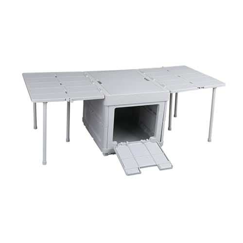 Sharplace Collabsible Car Trunk Organizer Camping Table Container Behälter Faltbarer Aufbewahrungsbox für Garagen -Rucksack -Reise -Reisewagen Kochen, Grau Sharplace Collabsible Car Trunk Organizer Camping Table Container Behälter Faltbarer Aufbewahrungsbox für Garagen -Rucksack -Reise -Reisewagen Kochen, Grau von Sharplace