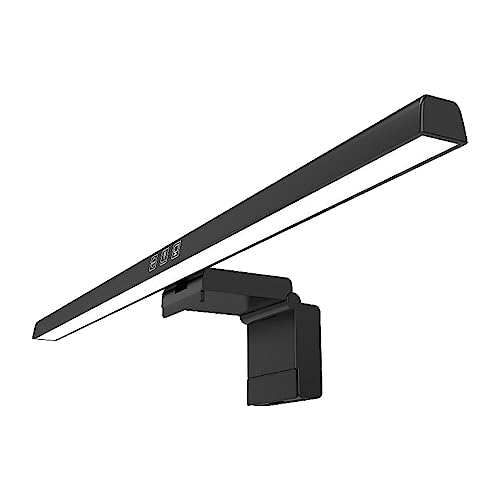 Sharplace Computer-Monitor-Lampe, Laptop-Lichtleiste, Bildschirmaufhängung, dimmbare Computer-Leuchte, Schreibtischlampe, Leselampe für Arbeitszimmer, Zuhause, Schwarz Sharplace Computer-Monitor-Lampe, Laptop-Lichtleiste, Bildschirmaufhängung, dimmbare Computer-Leuchte, Schreibtischlampe, Leselampe für Arbeitszimmer, Zuhause, Schwarz von Sharplace