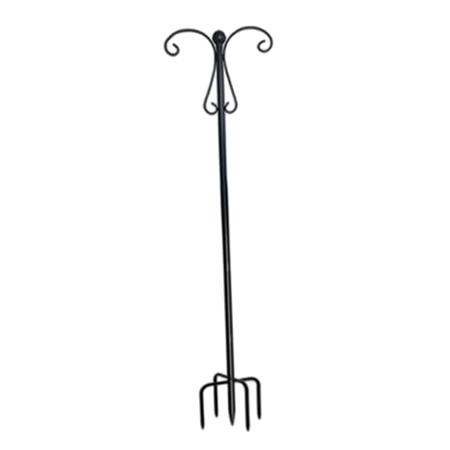 Sharplace Doppelter Hirtenhaken, Vogelfutterstange, Mehrzweck, wetterbeständig, Garten-Hängehalter für -Futterstation, Hof, Terrasse, 155 cm Sharplace Doppelter Hirtenhaken, Vogelfutterstange, Mehrzweck, wetterbeständig, Garten-Hängehalter für -Futterstation, Hof, Terrasse, 155 cm von Sharplace