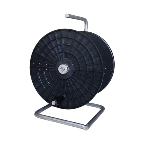 Sharplace Draht Rolle Power Rolle Veranstalter Hand Kurbel Tragbare Halter für Hof Werkstatt Yacht Rvs, S von Sharplace