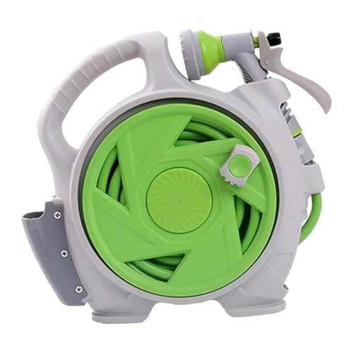 Sharplace Gartenschlauchwagen, Schlauchsprüher, verschleißfeste Schläuche, Rollenwagen, Wasserrohrwagen, Teleskop-Wasserschläuche für zu Hause, GrÜn Sharplace Gartenschlauchwagen, Schlauchsprüher, verschleißfeste Schläuche, Rollenwagen, Wasserrohrwagen, Teleskop-Wasserschläuche für zu Hause, GrÜn von Sharplace