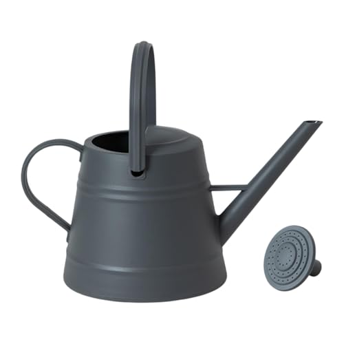 Sharplace Garten Gießkanne 3.8 L, Kunststoff handliche Gießkanne mit abnehmbarem Sprühkopf und langem Auslauf, Gartenblumenkanne Ideal zum Gießen von Blumen, Pflanzen & Bäumen, Dunkelgrau Sharplace Garten Gießkanne 3.8 L, Kunststoff handliche Gießkanne mit abnehmbarem Sprühkopf und langem Auslauf, Gartenblumenkanne Ideal zum Gießen von Blumen, Pflanzen & Bäumen, Dunkelgrau von Sharplace