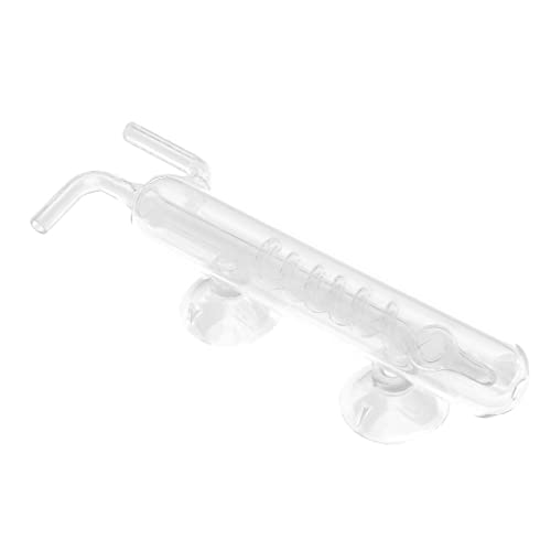 Sharplace Glass CO2 Blasenzähler Mit Saugnapf aus Glas von Sharplace