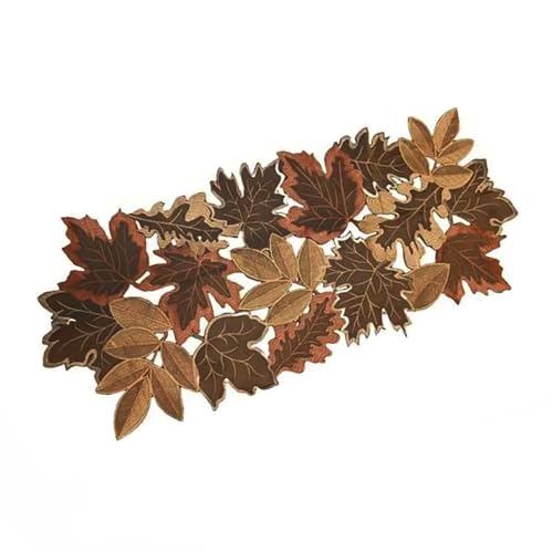 Sharplace Herbst Thanksgiving Tischset Bestickte Esszimmerküche, Bauernhaus Ernte, Tischdekoration Home Party Tischset Herbst Thema, 40x85cm von Sharplace