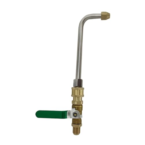 Sharplace Hochdruckreiniger Stab mit Schalter Wasserspritze Zubehör Langlebig Vielseitig für Auto Reinigung Gartenarbeit Haushalt, 23.5 Cm 30 Grad M22 von Sharplace