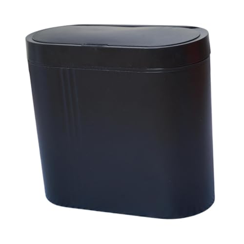 Sharplace Intelligenter, berührungsloser Mülleimer, automatische Bewegungssensoren, wasserdichter automatischer Mülleimer mit Deckel, schmaler Mülleimer für, Schwarz von Sharplace