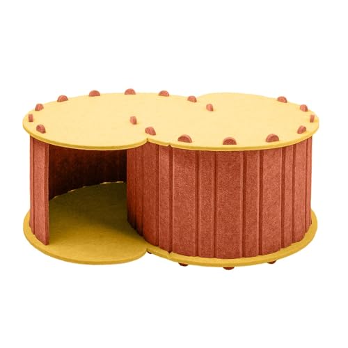 Sharplace Katzenspieltunnel, Bett, Versteck, Nest, leicht zu reinigen, universeller, Abnehmbarer Bezug, kratzfestes Haustierhaus, Katzenhöhle mit 2 Löchern, L Sharplace Katzenspieltunnel, Bett, Versteck, Nest, leicht zu reinigen, universeller, Abnehmbarer Bezug, kratzfestes Haustierhaus, Katzenhöhle mit 2 Löchern, L von Sharplace