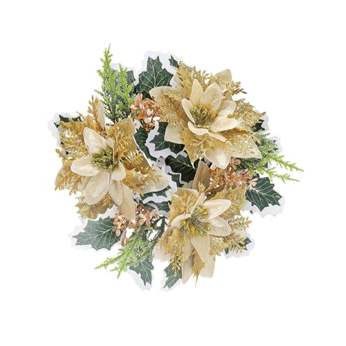 Sharplace Kerzenkranz Weihnachtskranz Kerzen Tafelaufsätze Blumendekor Weihnachtsdekoration Künstlicher Kranz für Weihnachten Hochzeit, Golden Sharplace Kerzenkranz Weihnachtskranz Kerzen Tafelaufsätze Blumendekor Weihnachtsdekoration Künstlicher Kranz für Weihnachten Hochzeit, Golden von Sharplace