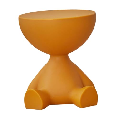 Sharplace Beistelltisch rund, Couchtisch klein mit Ablagefläche, stilvoller Sofatisch, runde Couchtische als Ablagefläche modern für Home Office, Wohnzimmer, Schlafzimmer, Nachttisch, Orange Sharplace Beistelltisch rund, Couchtisch klein mit Ablagefläche, stilvoller Sofatisch, runde Couchtische als Ablagefläche modern für Home Office, Wohnzimmer, Schlafzimmer, Nachttisch, Orange von Sharplace