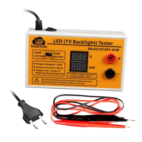 Sharplace LED-TV-Hintergrundbeleuchtungstester, Mehrzweck, tragbares Messinstrument, kompakte Reparatur von LED-Streifenlampenperlen mit Digitalanzeige von Sharplace
