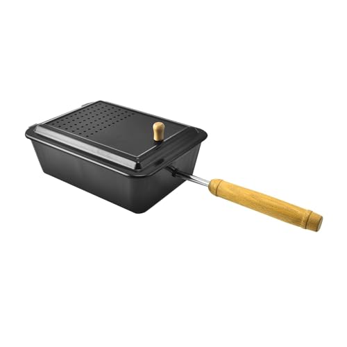 Sharplace Lagerfeuer-Popcorn-Popper, Grillwerkzeug, tragbar, leicht zu reinigen, Popcorn-Pfanne, Topf, Popcorn-Maker für Picknick, Grillen, Wandern, Camping im von Sharplace