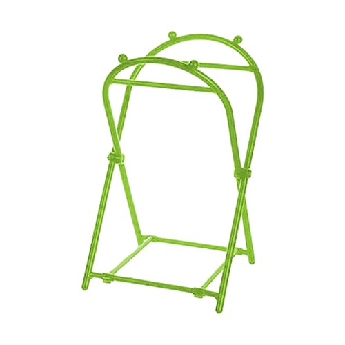 Sharplace Müllsack-Halter-Ständer, Laubsack-Ständer, Einkaufstaschen-Halter, tragbar, hängender Müllsack-Rack, Müllsack-Halter-Rahmen für Camping, Laub, Garage, GRÜN von Sharplace