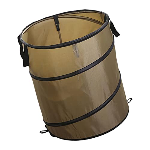 Sharplace Mülltonne Zusammenfaltbarer Tragbarer Abfallbehälter mit Stahlrahmen Und Wasserdichtem Oxford Stoff für Camping Gartennutzung Outdoor Aktivitäten von Sharplace