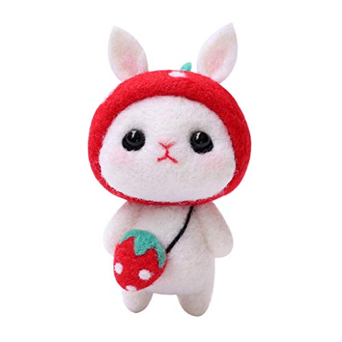 Sharplace Nadelfilz-Set Filzwolle Filztier Filztiere Dekoration Tier aus Filz - Kaninchen, Tiere SpielzeugSpielzeugpuppe Geschenk Handarbeit - 13,5cm, rot Sharplace Nadelfilz-Set Filzwolle Filztier Filztiere Dekoration Tier aus Filz - Kaninchen, Tiere SpielzeugSpielzeugpuppe Geschenk Handarbeit - 13,5cm, rot von Sharplace