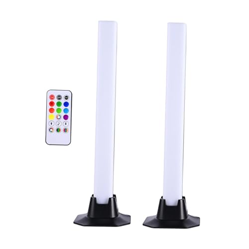 Sharplace RGB Lichtleiste Gaming Licht Ambientebeleuchtung Fernbedienung LED Moderne Stehlampe Ambientelampe für Filme Gaming Desktop TV PC von Sharplace