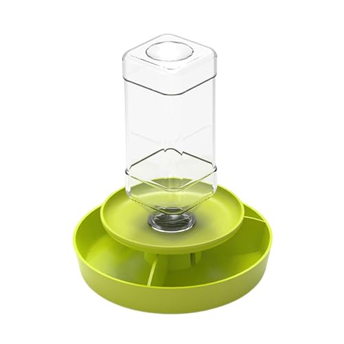 Sharplace Reptilien-Futtertank und Aquarium-Zubehör, Mehrzweck-Reptilien-Wassernapf, Schildkrötentränke für Frösche, Schlangen, Chamäleons, Reptilien, Green L von Sharplace