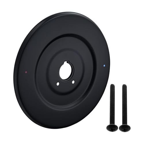 Sharplace Rosetten-Ersatzrosettenplatte, verschleißfest, Einhebel- und Duscharmaturen, zu installierende Dichtung für 16090, Schwarz Sharplace Rosetten-Ersatzrosettenplatte, verschleißfest, Einhebel- und Duscharmaturen, zu installierende Dichtung für 16090, Schwarz von Sharplace