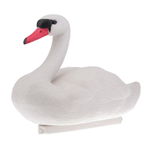 Sharplace Schwimmend Schwan Dekorative Enten Schwan Teichdeko Schwimmente Lockvogel für Teich und Garten 36x18x26cm von Sharplace