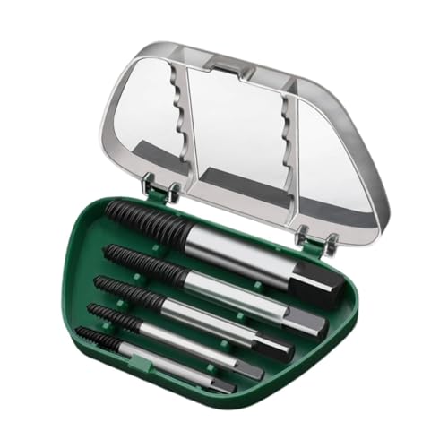 Sharplace Set zum Ausdrehen abgebrochener Schrauben, Bolzenentfernungswerkzeug, Mehrzweckwerkzeug zum Entfernen abgenutzter Schrauben, Easy Out Bolt Extractor, 5 Stück 3 bis 10.5 Mm Sharplace Set zum Ausdrehen abgebrochener Schrauben, Bolzenentfernungswerkzeug, Mehrzweckwerkzeug zum Entfernen abgenutzter Schrauben, Easy Out Bolt Extractor, 5 Stück 3 bis 10.5 Mm von Sharplace