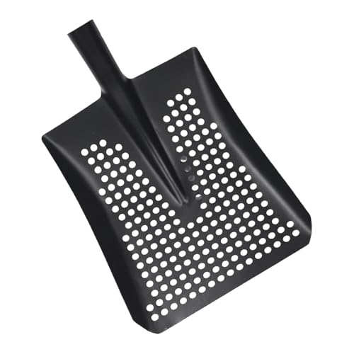 Sharplace Sieb-Spatenkopf, Hühnerstall-Schaufelkopf, Kanalreiniger, Schlammschaufel, Baggerteil für Camping, Heim-Kanalisationsentwässerung, Garten von Sharplace