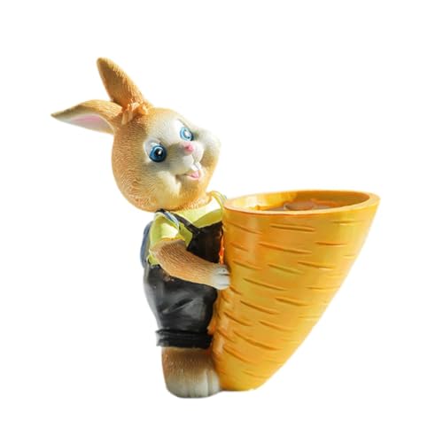 Sharplace Süßer Mini Übertopf, Übertopf, Moderne Figur Kunst, Resin Blumentopf für kleine Pflanze, A Sharplace Süßer Mini Übertopf, Übertopf, Moderne Figur Kunst, Resin Blumentopf für kleine Pflanze, A von Sharplace
