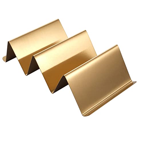 Sharplace Taco-Halter-, Taco-Rack-Halter, Premium-Taco-Tablett-Platten für bis zu 2 Tacos, sehr und, Gold von Sharplace