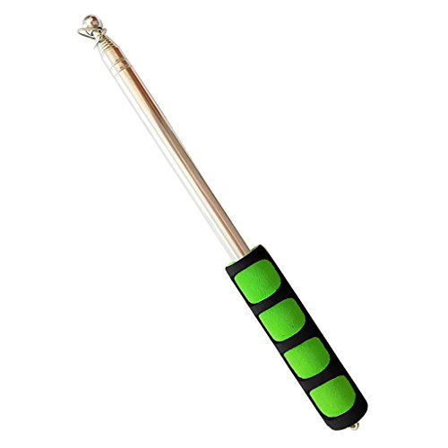 Sharplace Fernrohr Hand-Fahnenmast Flaggenmast aus, Grün, 2m von Sharplace