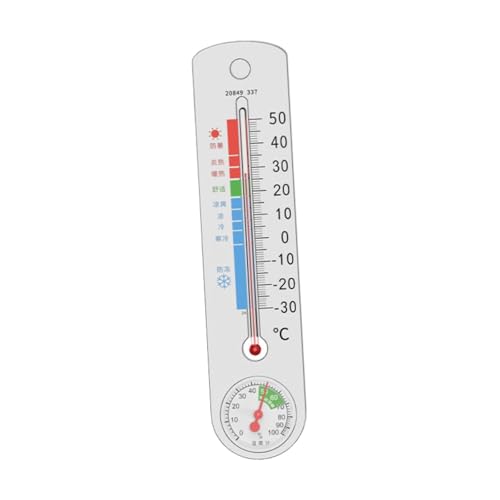 Sharplace Thermometer Hygrometer Temperatur Feuchtigkeitsmessgerät Meter Vielseitig Hängend -30~50 Klare Ablesung für Viehlager, 235 X 54 X 18 Mm Sharplace Thermometer Hygrometer Temperatur Feuchtigkeitsmessgerät Meter Vielseitig Hängend -30~50 Klare Ablesung für Viehlager, 235 X 54 X 18 Mm von Sharplace