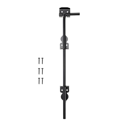 Sharplace Tor-Bodenriegel, Tor-Tropfstange, Eisen-Türriegel, Drop-Rod-Torstopper für Metalltore, Türen, Holzzaun, Terrassentür, langlebig, 12Zoll Sharplace Tor-Bodenriegel, Tor-Tropfstange, Eisen-Türriegel, Drop-Rod-Torstopper für Metalltore, Türen, Holzzaun, Terrassentür, langlebig, 12Zoll von Sharplace