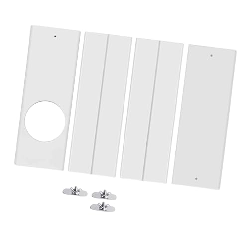 Sharplace Tragbares Fenster-Kit für Klimaanlagen, verstellbarer Ersatz, universelles segmentiertes PVC, leichtes -Entlüftungs-Kit, Fensterdichtungsplatten von Sharplace