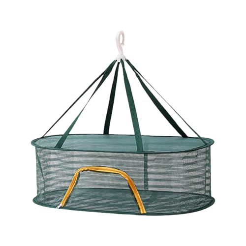 Sharplace Trockennetz zum Angeln, Trockenkorb, vielseitig verwendbar, leicht, zum Aufhängen, Netznetz, Pflanzen-Trockengestell für Fischfutter, Gewürze, Einzelne Schicht Sharplace Trockennetz zum Angeln, Trockenkorb, vielseitig verwendbar, leicht, zum Aufhängen, Netznetz, Pflanzen-Trockengestell für Fischfutter, Gewürze, Einzelne Schicht von Sharplace