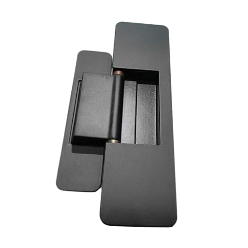 Sharplace Verstecktes Türscharnier, verdickt, schwenkbar, Hardware, es, geräuscharmes, verstellbares, unsichtbares Scharnier für Geheimtüren im, Schwarz Sharplace Verstecktes Türscharnier, verdickt, schwenkbar, Hardware, es, geräuscharmes, verstellbares, unsichtbares Scharnier für Geheimtüren im, Schwarz von Sharplace