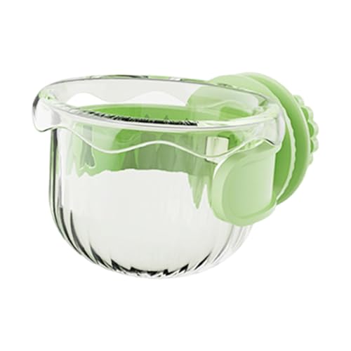 Sharplace Vogelfütterungsschale, Becher, Hühnerstall, kleine, abnehmbare Wasserschale, mit Klemmhalter, Behälterbox, Futternapf für Kleintiere, Papageien, GrÜn von Sharplace