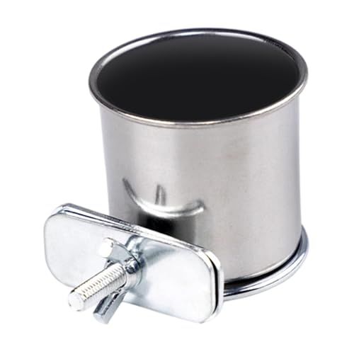 Sharplace Vogelfutternapf Edelstahl Futterbehälter Trinknapf mit Befestigung für Käfig für Kleine Vögel Papageien Sittiche, Durchmesser 6.5 cm Sharplace Vogelfutternapf Edelstahl Futterbehälter Trinknapf mit Befestigung für Käfig für Kleine Vögel Papageien Sittiche, Durchmesser 6.5 cm von Sharplace