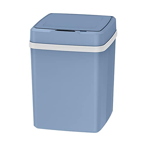 Sharplace Wasserdichter Induktions-Mülleimer 12L Intelligenter Mülleimer für das Arbeitszimmer im Wohnzimmer, Blau von Sharplace