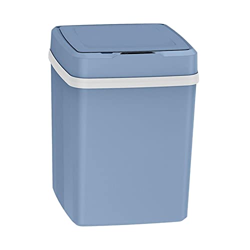Sharplace Wasserdichter Induktions-Mülleimer 12L Intelligenter Mülleimer für das Arbeitszimmer im Wohnzimmer, Blau von Sharplace