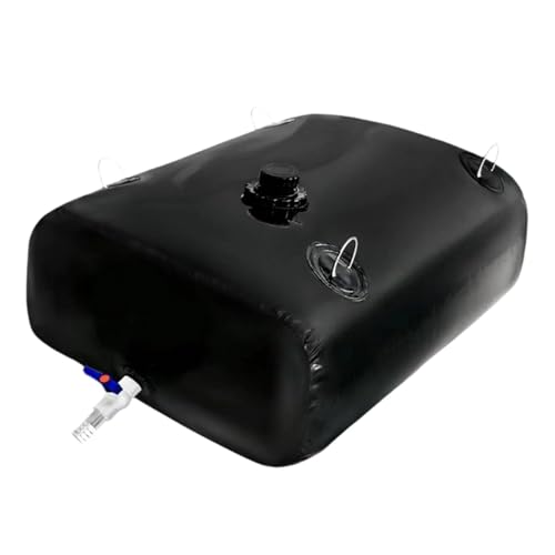 Sharplace Wasserspeicher-Blasenbehälter, tragbarer Wassertank, regenfest, zuverlässig, große Kapazität, faltbar, für Dürreresistenz, 350 Liter Sharplace Wasserspeicher-Blasenbehälter, tragbarer Wassertank, regenfest, zuverlässig, große Kapazität, faltbar, für Dürreresistenz, 350 Liter von Sharplace