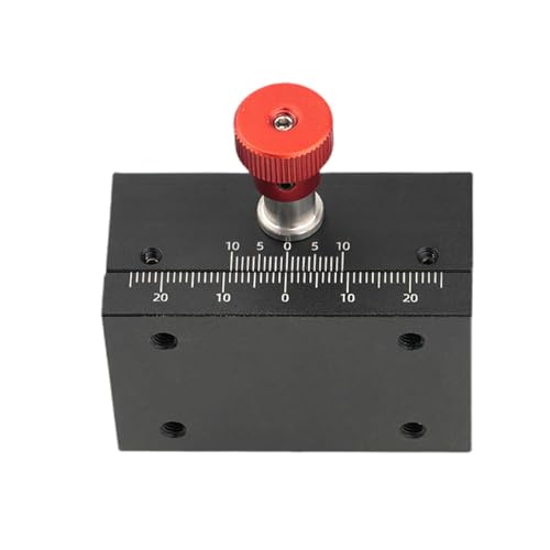 Sharplace x-Achsen-Lineartisch-Hub 40 mm Verschiebung Trimmen der Schwalbenschwanznutführung Feinabstimmung der Schwalbenschwanznut Verschiebungsplattform von Sharplace