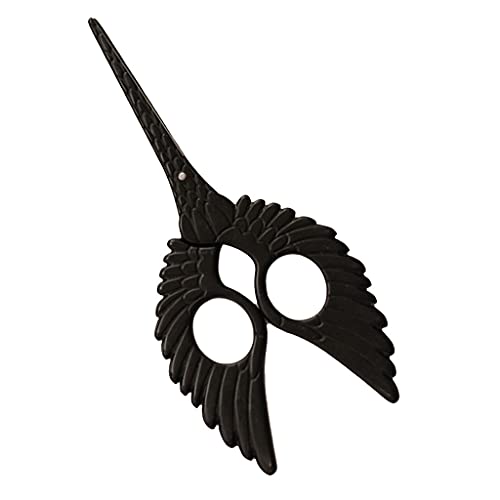 Vintage Scissor Stoffschere Schneiderschere Nähschere mit Flügelform für Stickerei, schneidern, Schwarz von Sharplace