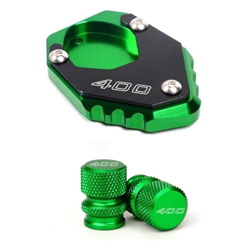 Sharrqing Motorrad Reifen Ventil Kappe Kickstand Seite Stehen Verlängerung Vergrößerungs Pad Kompatibel Mit NINJA400 Z400 2018-2024 2025 Sharrqing Motorrad Reifen Ventil Kappe Kickstand Seite Stehen Verlängerung Vergrößerungs Pad Kompatibel Mit NINJA400 Z400 2018-2024 2025 von Sharrqing