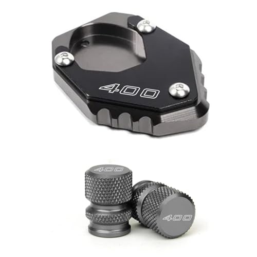 Sharrqing Motorrad Reifen Ventil Kappe Kickstand Seite Stehen Verlängerung Vergrößerungs Pad Kompatibel Mit NINJA400 Z400 2018-2024 2025 Sharrqing Motorrad Reifen Ventil Kappe Kickstand Seite Stehen Verlängerung Vergrößerungs Pad Kompatibel Mit NINJA400 Z400 2018-2024 2025 von Sharrqing